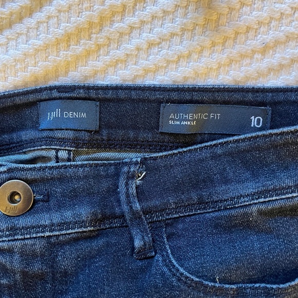 J. Jill Dark Blue Women Jeans - Picture 3 of 5